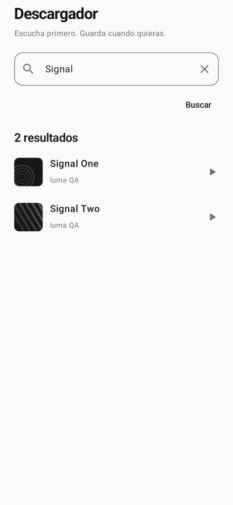 Captura nativa de Luma: Descargador Android